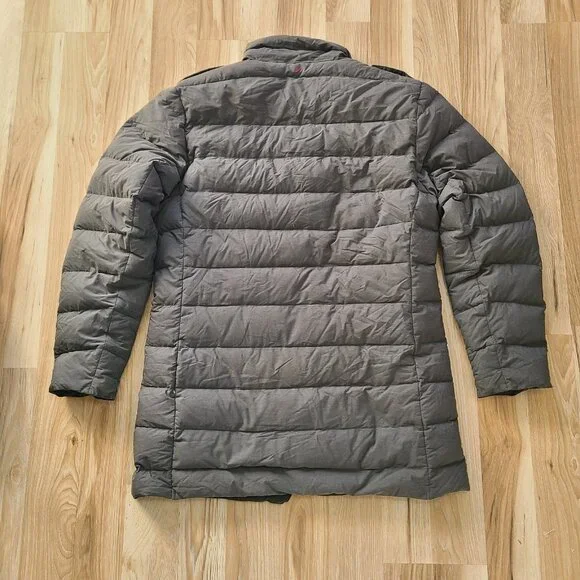 yeti Germany Puffer Down Long Jacket Gray Men's size XL - Picture 2 of 12